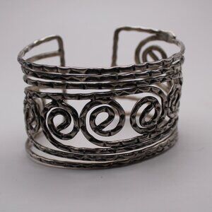 Premier Designs Silver Tone Cuff Bracelet